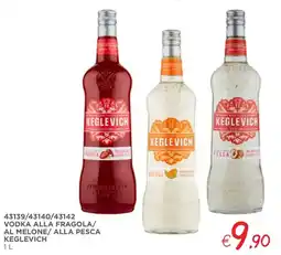Zona Vodka alla fragola/ al melone/ alla pesca KEGLEVICH offerta