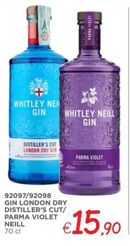 Zona Gin london dry distiller's cut/ parma violet neill offerta