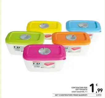 Spazio Conad Contenitori Per Sottovuoto 1L offerta