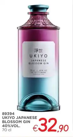 Zona Ukiyo japanese blossom gin 40%vol. offerta