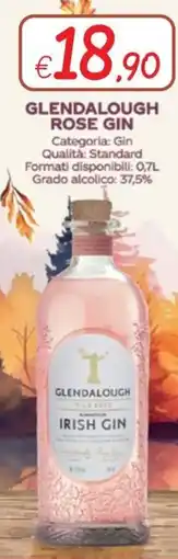Zona Glendalough rose gin offerta