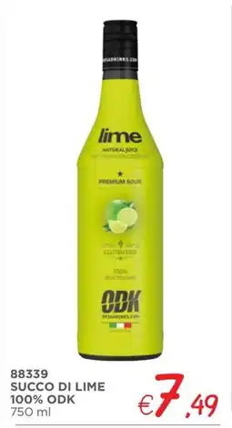 Zona Succo di lime 100% odk offerta