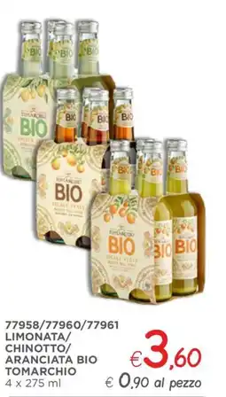 Zona Limonata/ chinotto/ aranciata bio tomarchio offerta