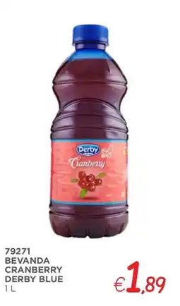Zona Bevanda cranberry derby blue offerta