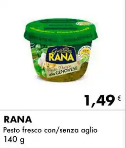 Iper Tosano RANA Pesto fresco con/senza aglio offerta