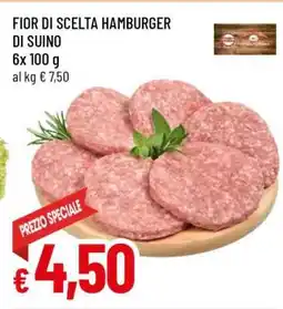 Famila FIOR DI SCELTA HAMBURGER DI SUINO offerta