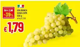 Famila Uva bianca senza semi offerta