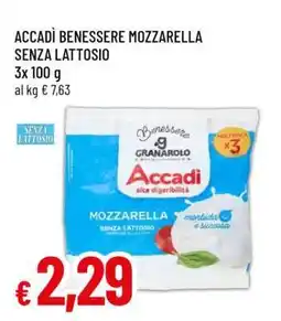 Famila ACCADÌ BENESSERE MOZZARELLA SENZA LATTOSIO offerta