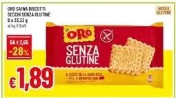 Famila ORO SAIWA Biscotti Secchi Senza Glutine offerta