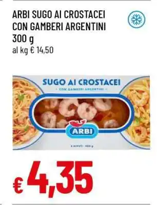 Famila ARBI Sugo ai Crostacei con Gamberi Argentini offerta