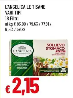 Famila L'ANGELICA LE TISANE VARI TIPI offerta