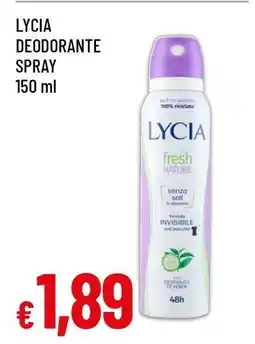 Famila LYCIA Deodorante Spray offerta