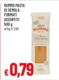 Famila RUMMO PASTA DI SEMOLA FORMATI ASSORTITI offerta
