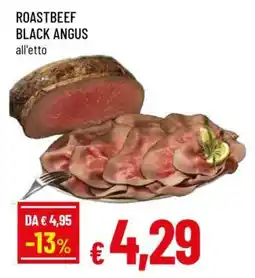 Famila ROASTBEEF BLACK ANGUS offerta