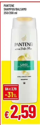 Famila Pantene Shampoo/Balsamo offerta
