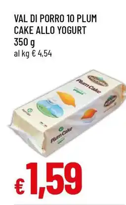 Famila VAL DI PORRO 10 PLUM CAKE ALLO YOGURT offerta