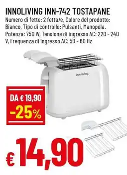 Famila INNOLIVING INN-742 TOSTAPANE offerta
