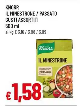 Famila KNORR IL MINESTRONE / PASSATO GUSTI ASSORTITI offerta