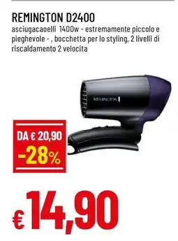 Famila REMINGTON D2400 offerta