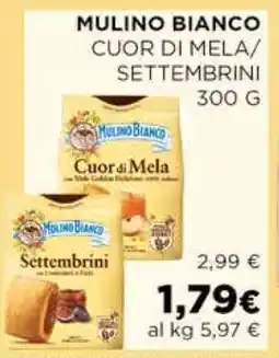 Coop MULINO BIANCO CUOR DI MELA/SETTEMBRINI offerta