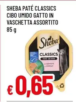 Famila SHEBA PATÉ CLASSICS offerta