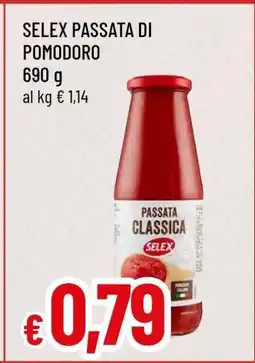 Famila SELEX passata di pomodoro offerta