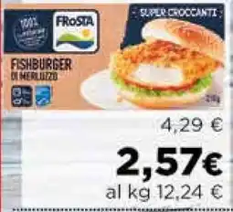 Coop Fishburger di Merluzzo offerta