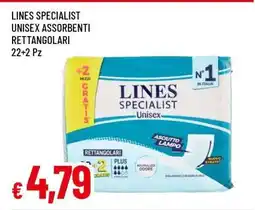 Famila LINES SPECIALIST UNISEX ASSORBENTI RETTANGOLARI offerta