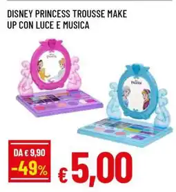 Famila DISNEY PRINCESS TROUSSE MAKE UP CON LUCE E MUSICA offerta