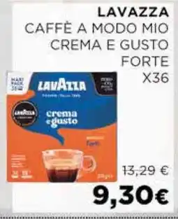 Coop LAVAZZA CAFFÈ A MODO MIO CREMA E GUSTO FORTE X36 offerta