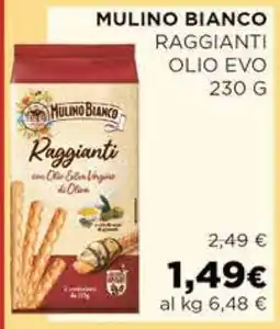 Coop MULINO BIANCO RAGGIANTI OLIO EVO offerta