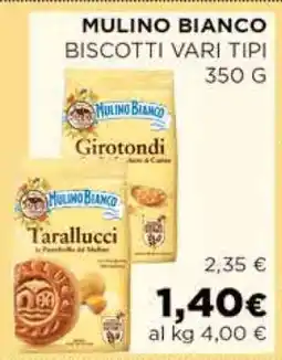 Coop Mulino Bianco Biscotti Vari Tipi offerta