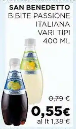 Coop SAN BENEDETTO BIBITE PASSIONE ITALIANA offerta