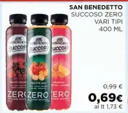 Coop SAN BENEDETTO Succoso Zero offerta