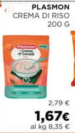 Coop PLASMON CREMA DI RISO offerta