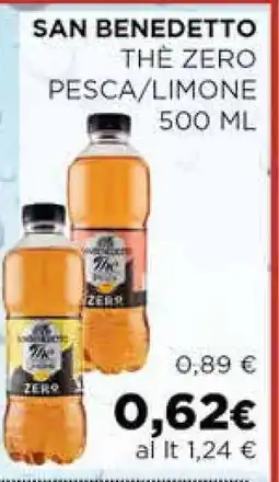 Coop SAN BENEDETTO THÈ ZERO PESCA/LIMONE offerta