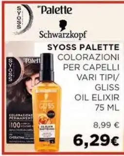 Coop Syoss Palette offerta
