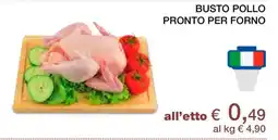 Coop BUSTO POLLO PRONTO PER FORNO offerta