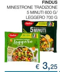 Coop FINDUS MINESTRONE TRADIZIONE offerta