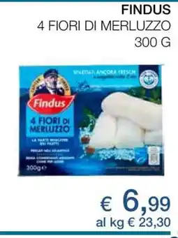 Coop Findus 4 fiori di merluzzo offerta