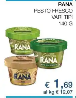 Coop Rana Pesto Fresco Vari Tipi offerta