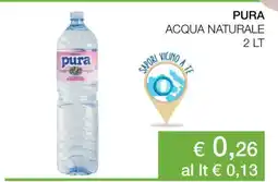 Coop PURA ACQUA NATURALE offerta