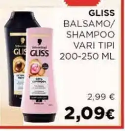 Coop GLISS BALSAMO/SHAMPOO offerta
