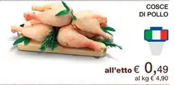 Coop Cosce di pollo offerta
