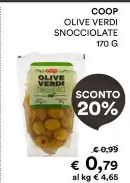 Coop COOP Olive Verdi Snocciolate offerta