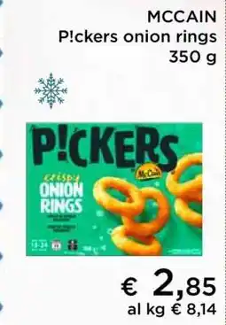Coop MCCAIN P!ckers onion rings 350 g offerta