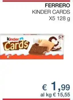 Coop FERRERO Kinder Cards offerta