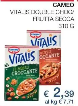Coop CAMEO VITALIS DOUBLE CHOC/FRUTTA SECCA offerta