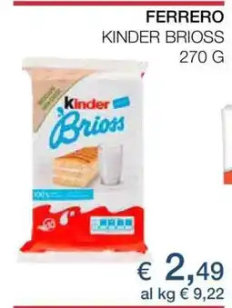 Coop Ferrero Kinder Brioss offerta
