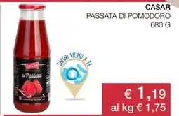 Coop CASAR Passata di Pomodoro offerta